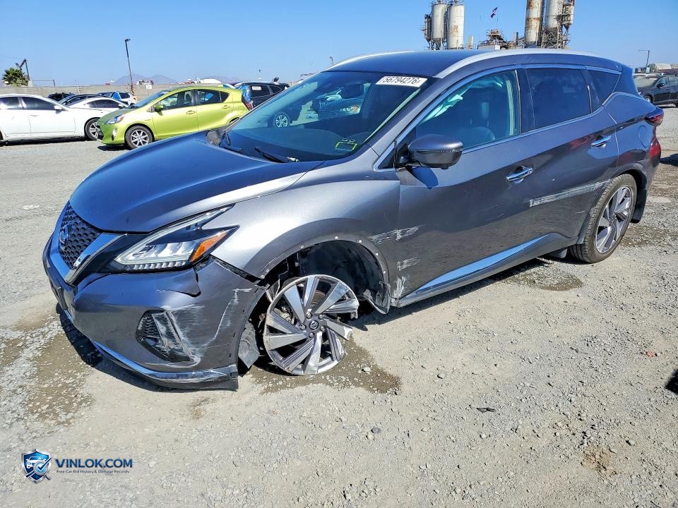 2021 NISSAN MURANO SL – Lot 56794276 auction photo