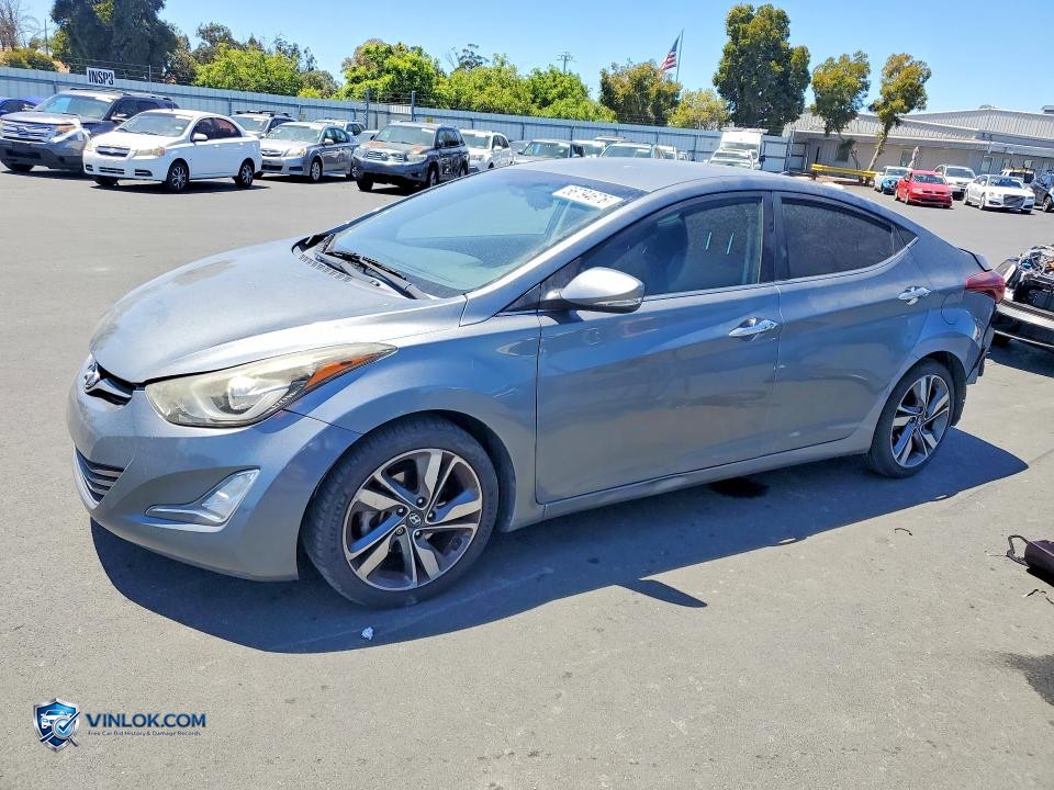2016 HYUNDAI ELANTRA LIMITED – Lot 56794676 auction photo