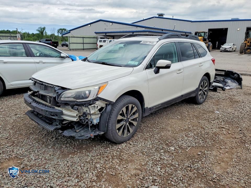 2016 SUBARU OUTBACK 2.5I LIMITED – Lot 56807946 auction photo