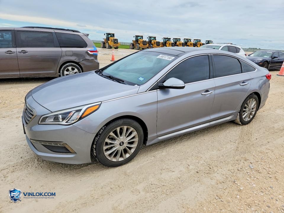 2015 HYUNDAI SONATA LIMITED – Lot 56812166 auction photo