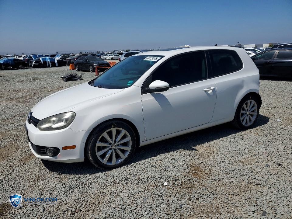 2012 VOLKSWAGEN GOLF – Lot 56813046 auction photo