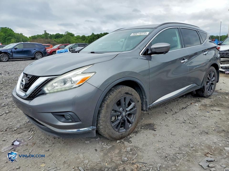 2017 NISSAN MURANO SV – Lot 56814226 auction photo