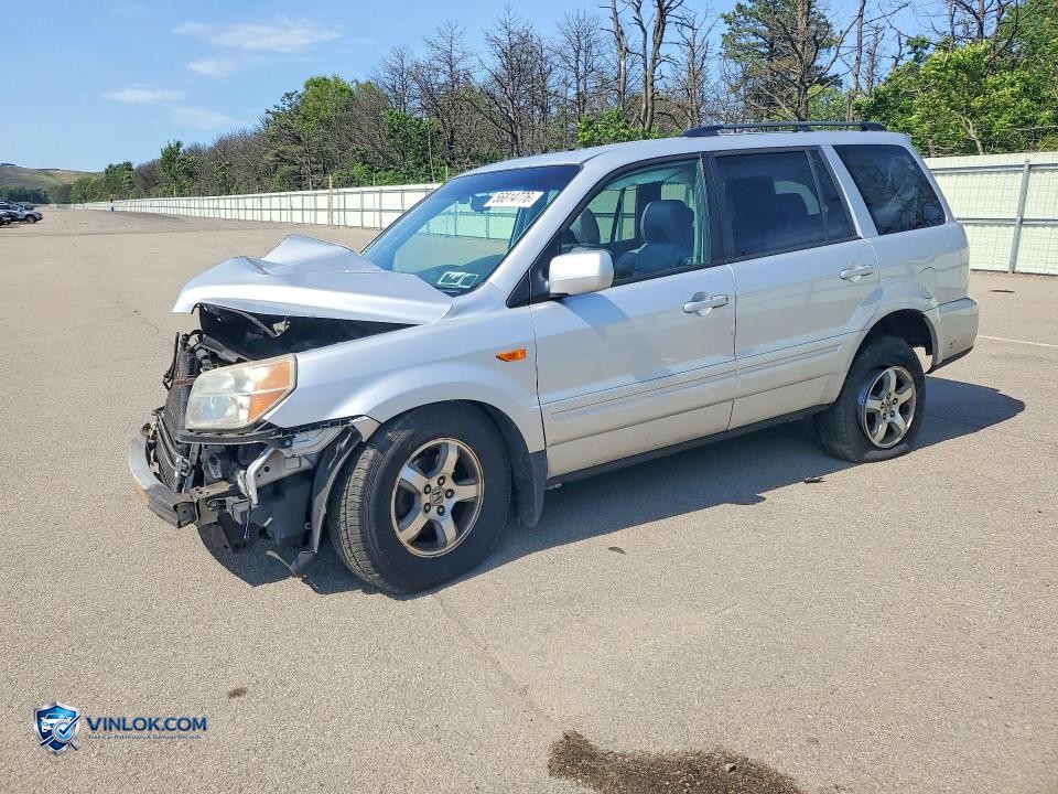 2008 HONDA PILOT EXL – Lot 56814776 auction photo