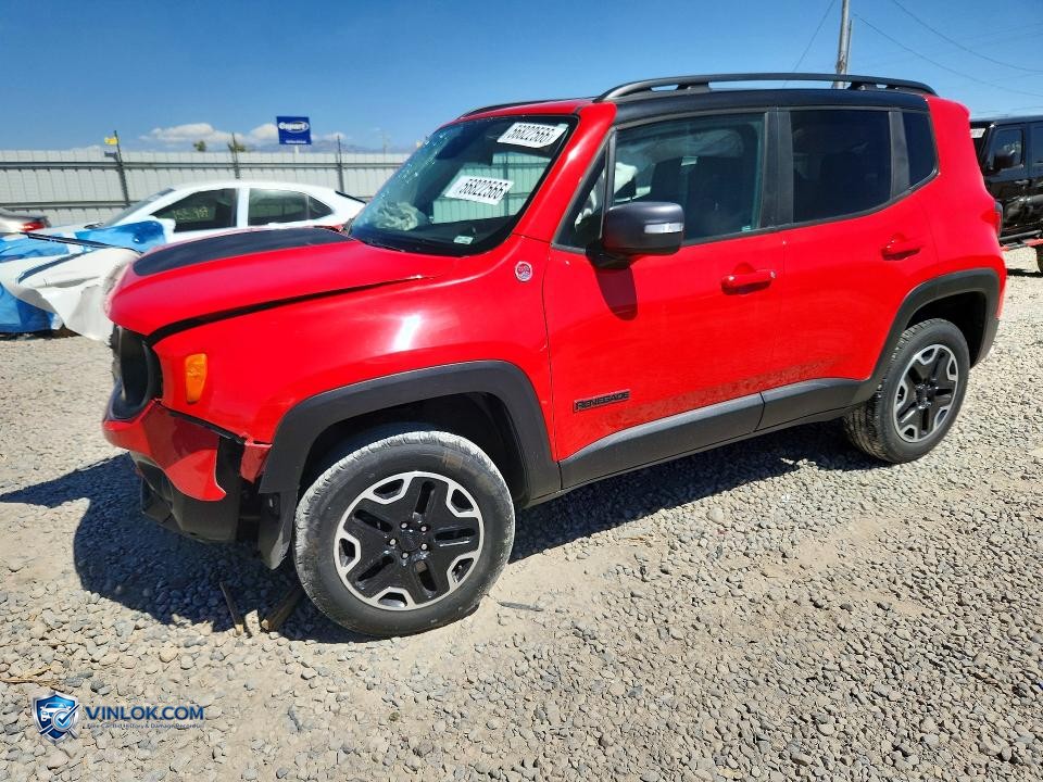 2017 JEEP RENEGADE TRAILHAWK – Lot 56822566 auction photo
