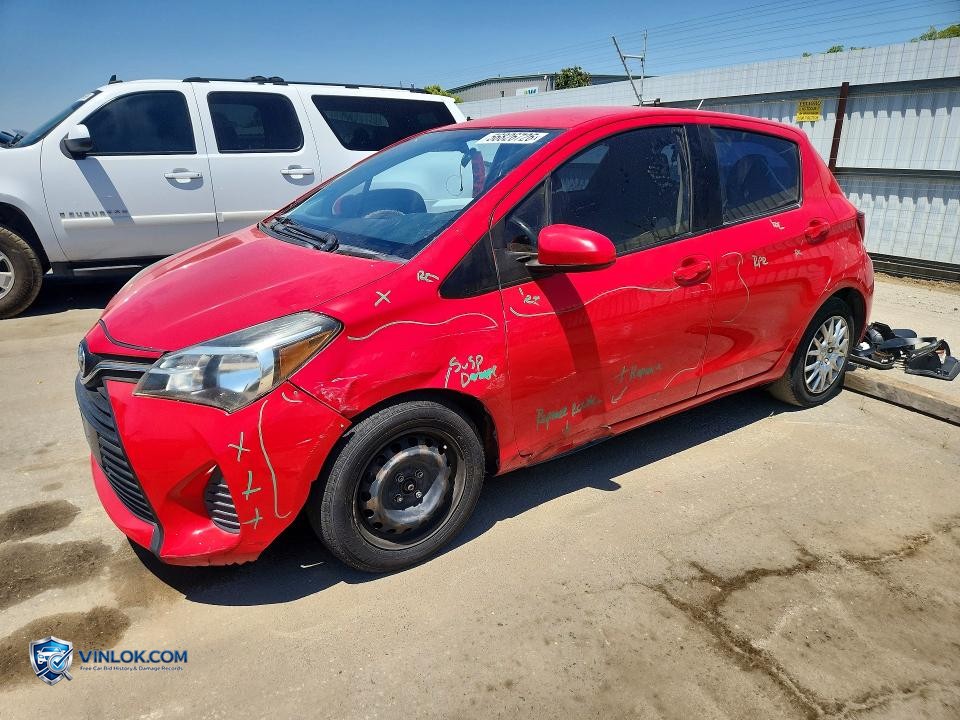 2015 TOYOTA YARIS 5-DOOR L – Lot 56826726 auction photo