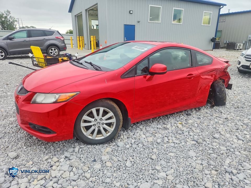 2012 HONDA CIVIC EX – Lot 56830086 auction photo