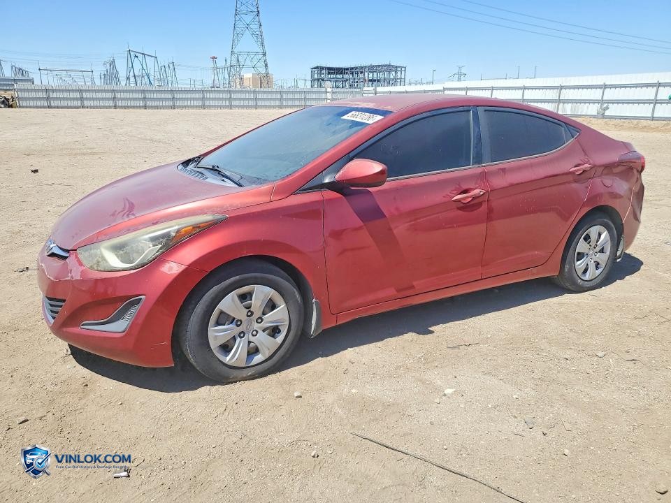 2016 HYUNDAI ELANTRA SE – Lot 56831286 auction photo