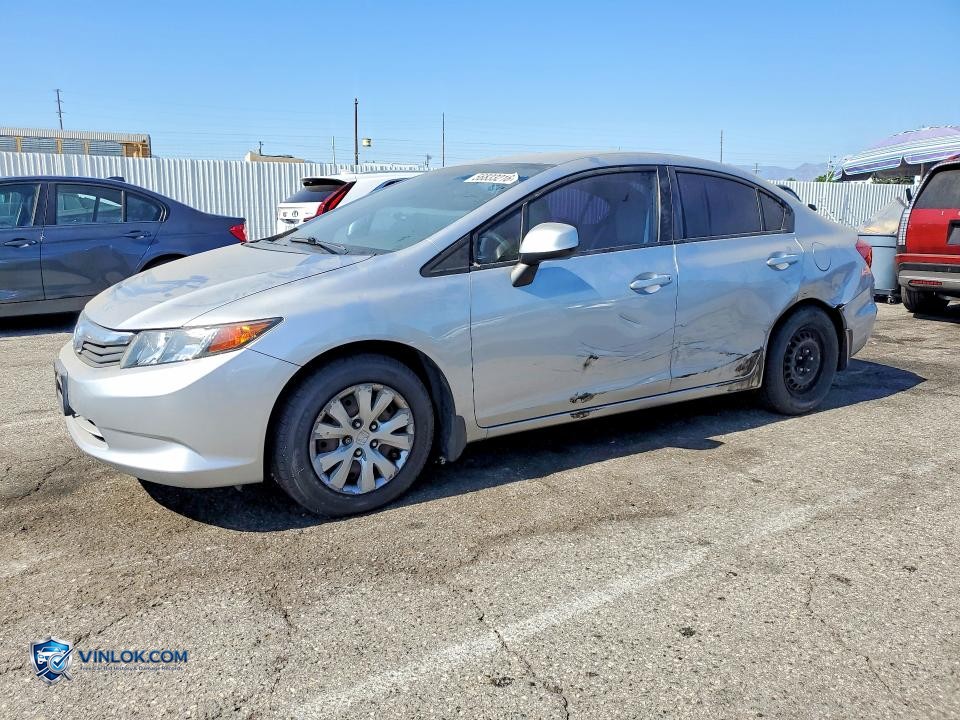 2012 HONDA CIVIC LX – Lot 56833216 auction photo