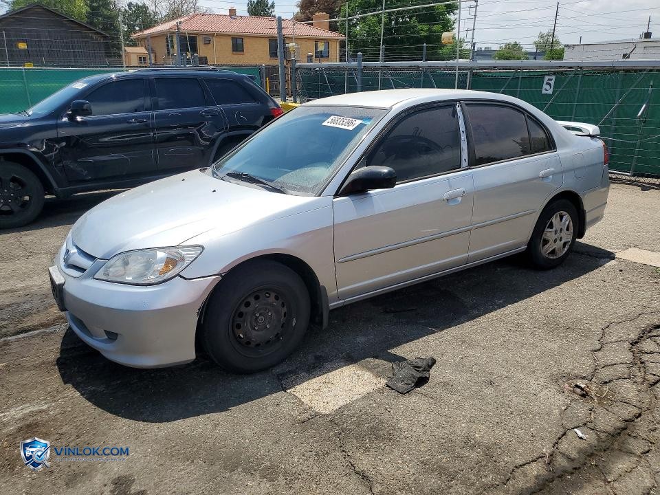 2005 HONDA CIVIC LX – Lot 56835396 auction photo