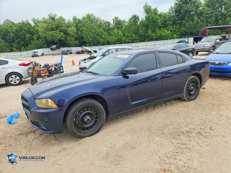 2014 DODGE CHARGER POLICE – Lot 56835616 auction photo