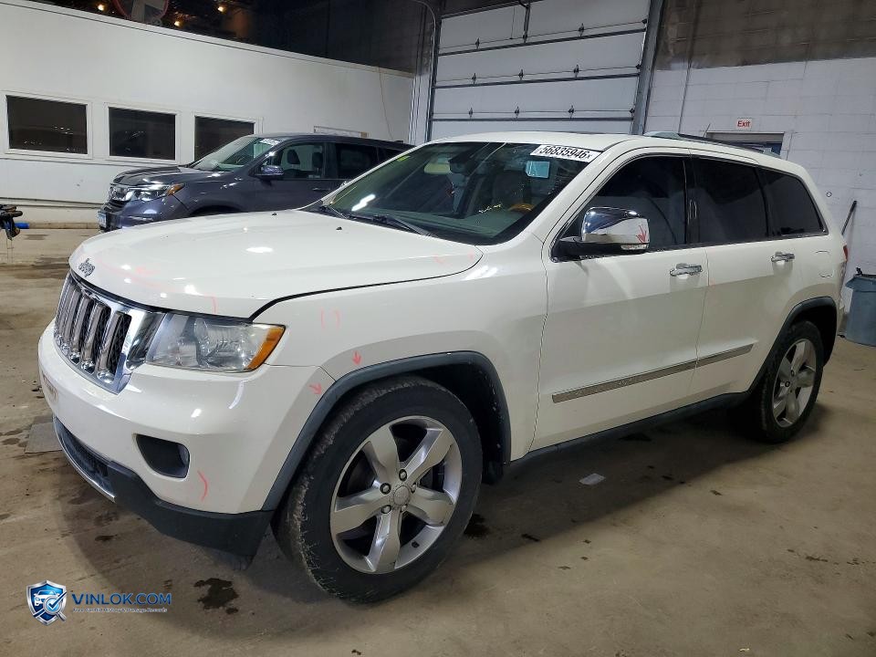 2011 JEEP GRAND CHEROKEE OVERLAND – Lot 56835946 auction photo