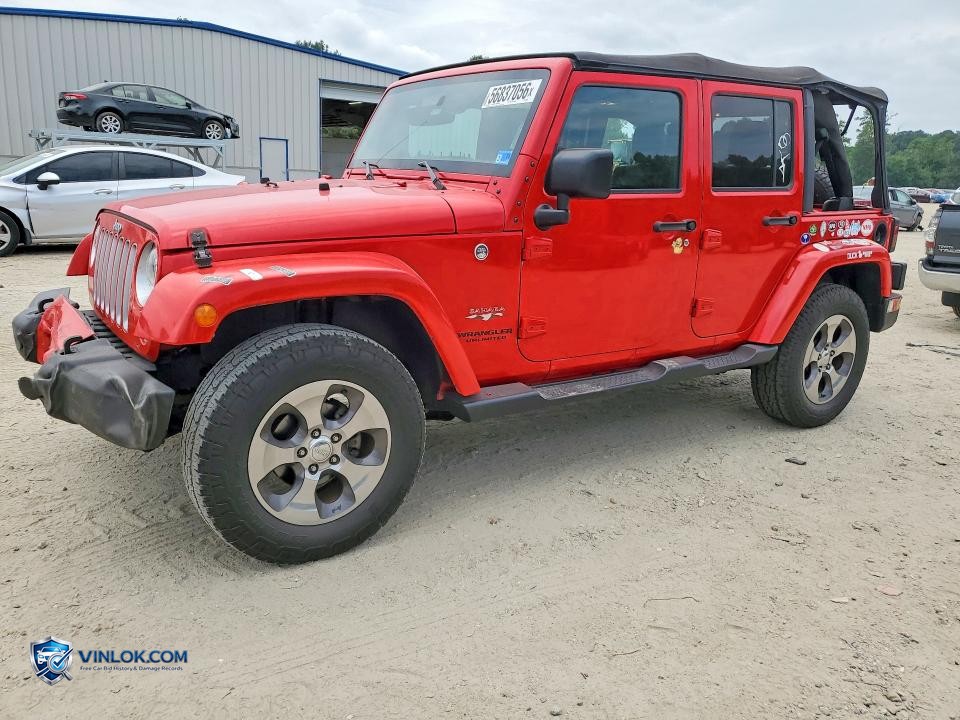 2017 JEEP WRANGLER UNLIMITED SAHARA – Lot 56837056 auction photo