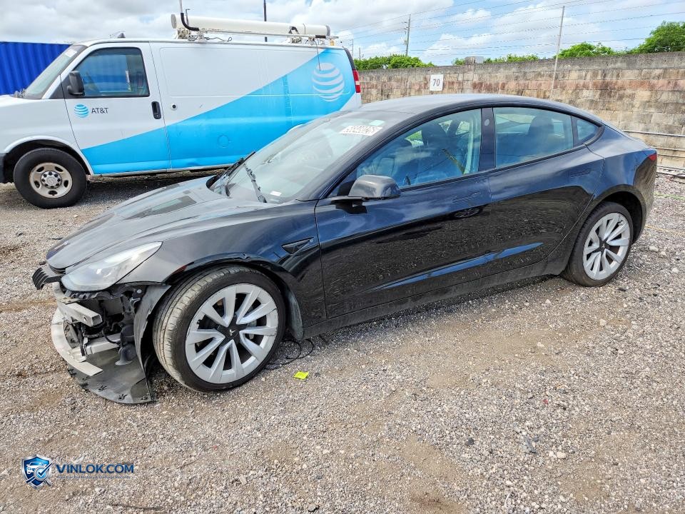 2022 TESLA MODEL 3 – Lot 56848026 auction photo