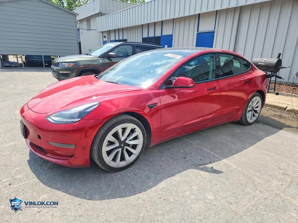 2022 TESLA MODEL 3 – Lot 56848126 auction photo