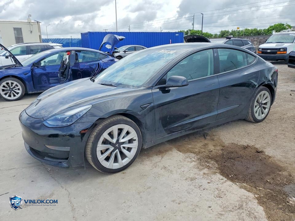 2022 TESLA MODEL 3 – Lot 56848136 auction photo