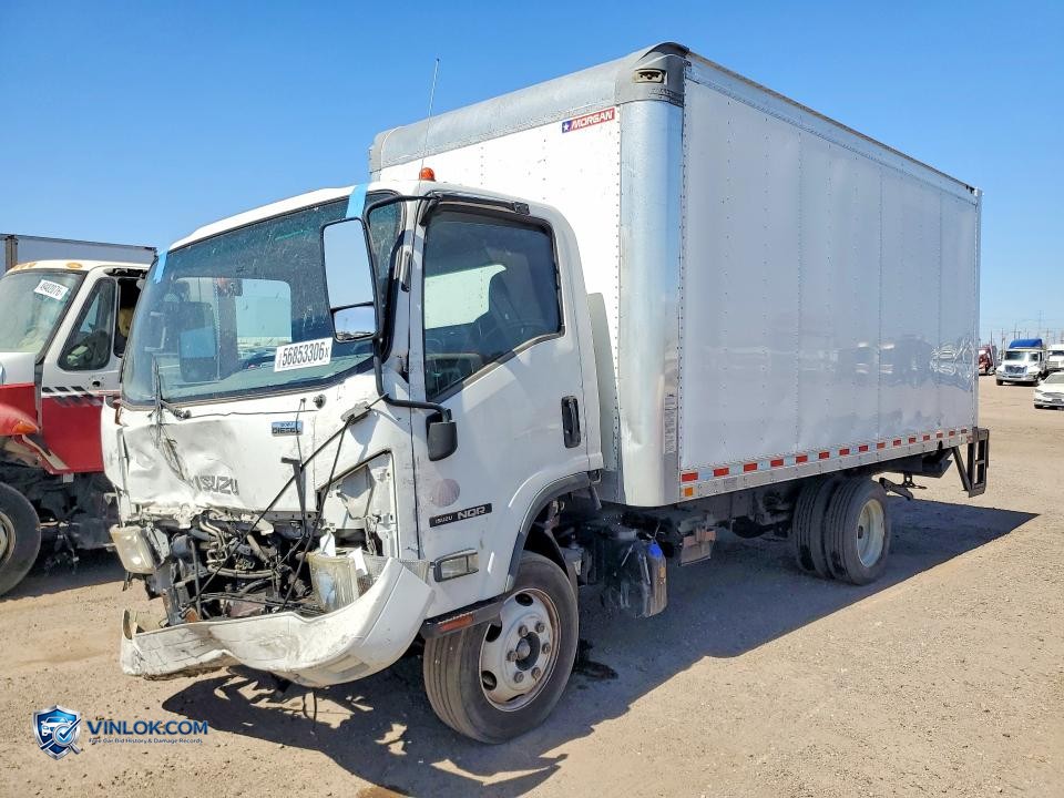 2016 ISUZU NQR BOX TRUCK – Lot 56853306 auction photo