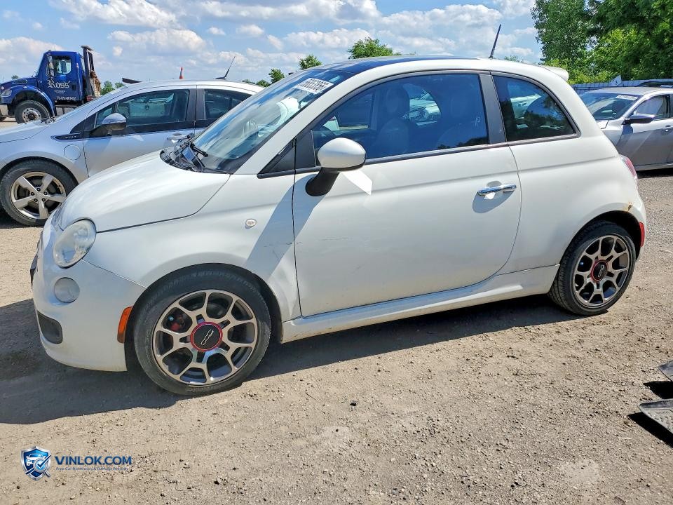 2012 FIAT 500 SPORT – Lot 56853856 auction photo