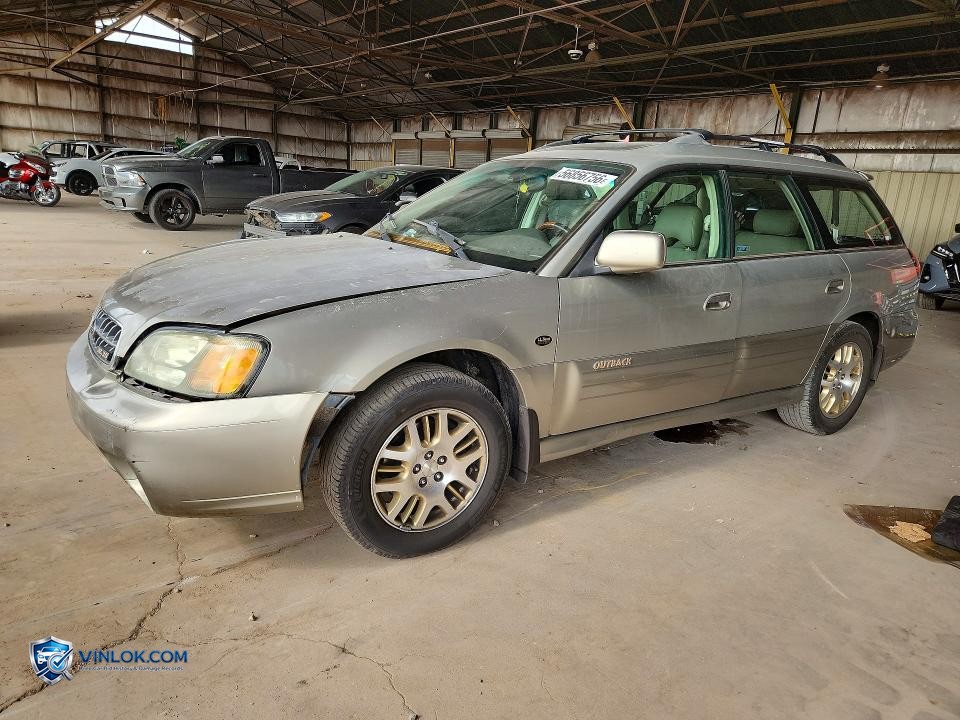 2003 SUBARU LEGACY OUTBACK H6 3.0 LL BEAN – Lot 56856756 auction photo