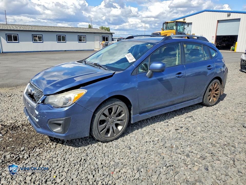 2012 SUBARU IMPREZA SPORT PREMIUM – Lot 56861136 auction photo