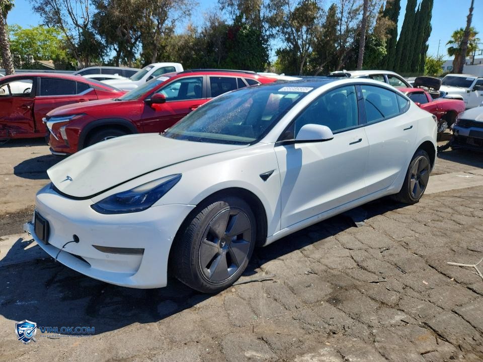 2022 TESLA MODEL 3 – Lot 56864586 auction photo