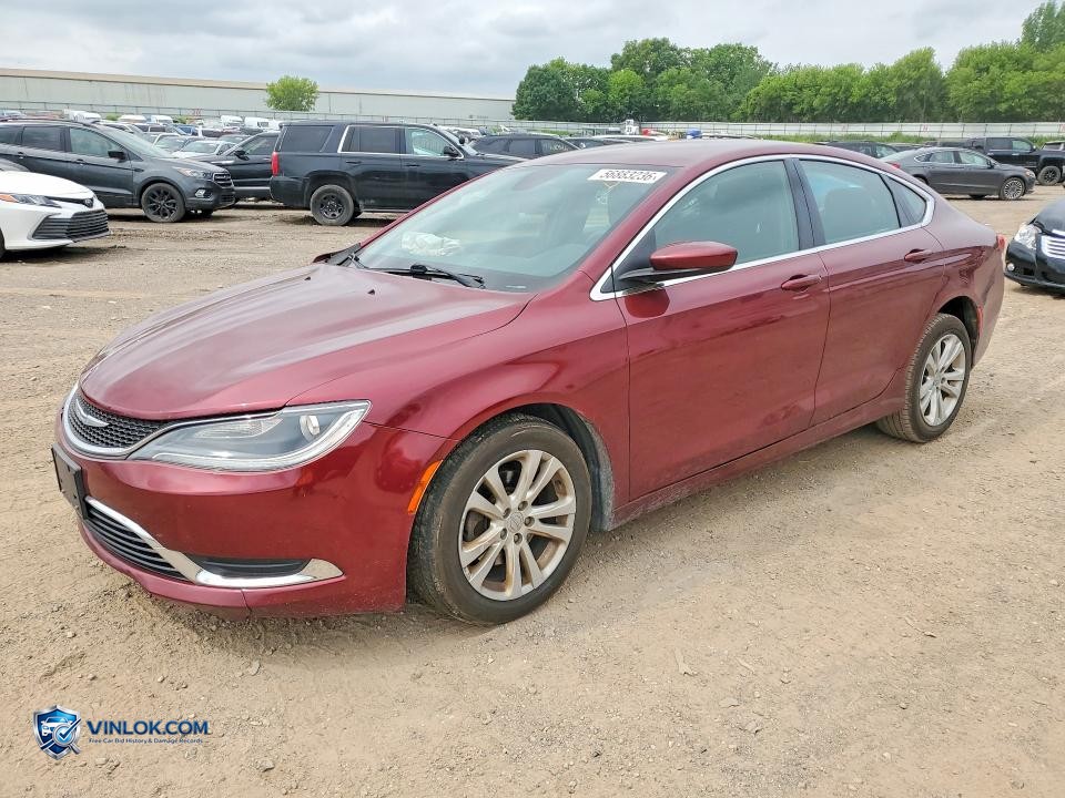 2015 CHRYSLER 200 LIMITED – Lot 56883236 auction photo