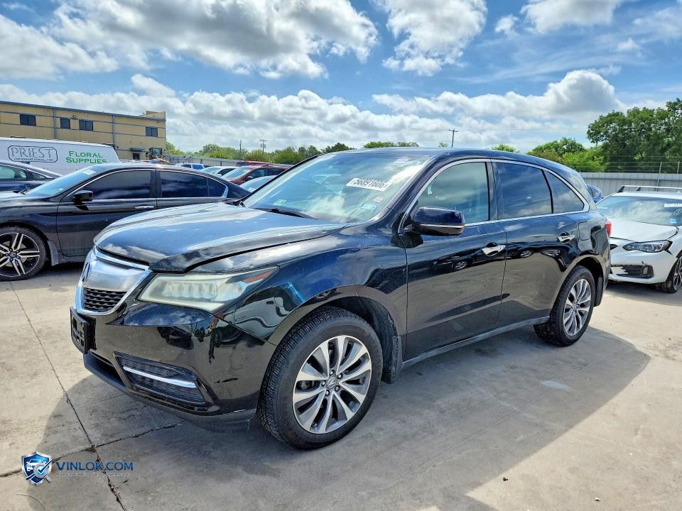 2015 ACURA MDX TECHNOLOGY – Lot 56891606 auction photo