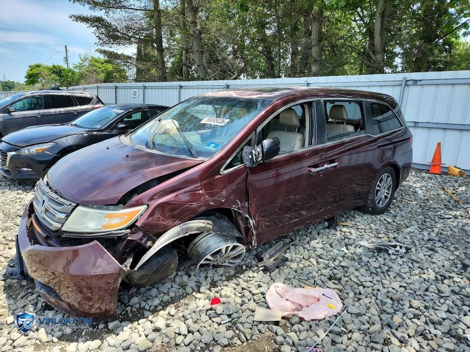 2012 HONDA ODYSSEY EXL – Lot 56895026 auction photo