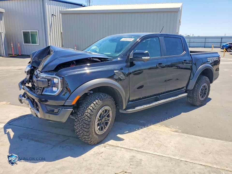 2025 FORD RANGER RAPTOR – Lot 56903386 auction photo