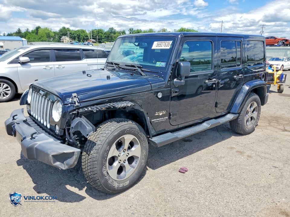 2017 JEEP WRANGLER UNLIMITED SAHARA – Lot 56927636 auction photo