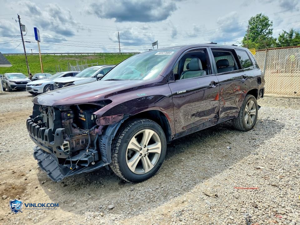 2012 TOYOTA HIGHLANDER LIMITED – Lot 56927886 auction photo