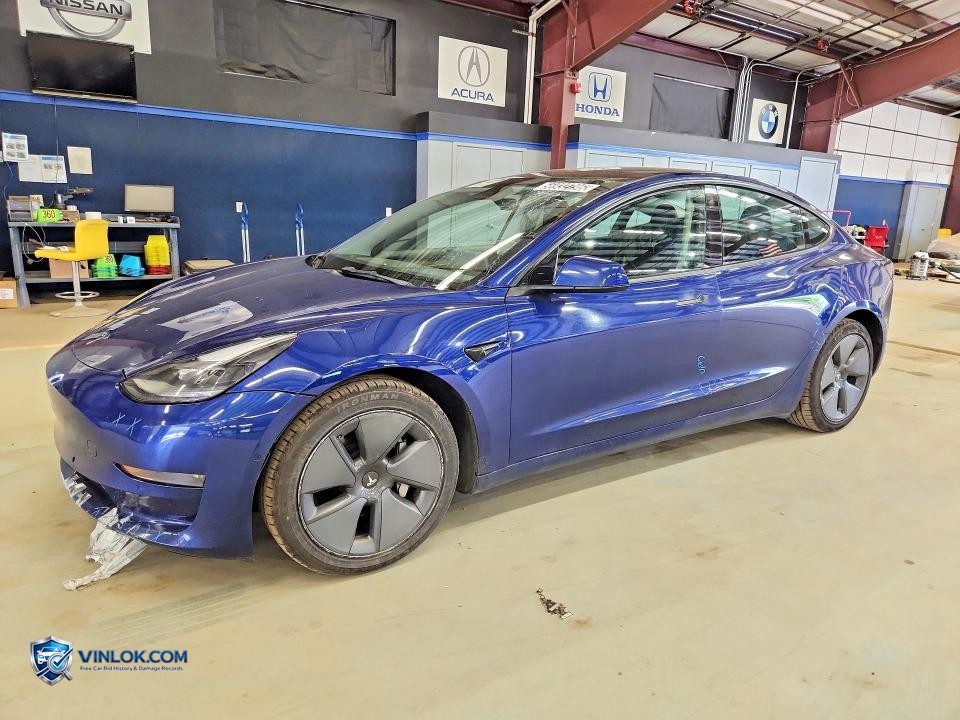 2022 TESLA MODEL 3 – Lot 56932796 auction photo