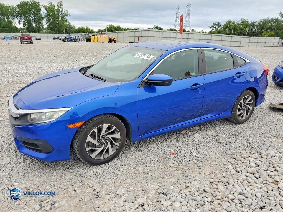 2018 HONDA CIVIC EX – Lot 56933516 auction photo
