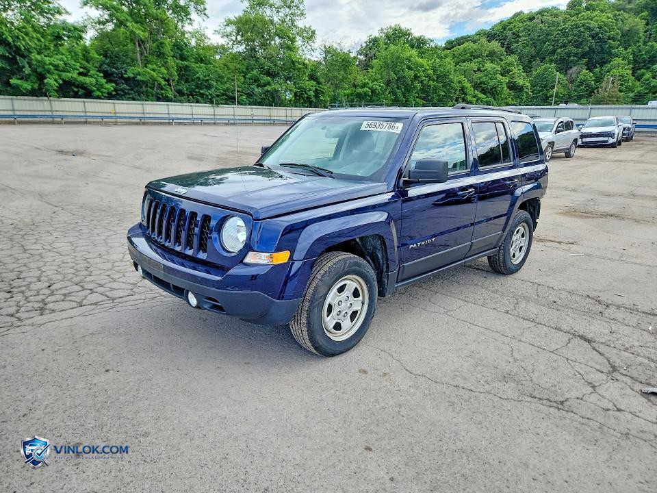 2015 JEEP PATRIOT SPORT – Lot 56935786 auction photo