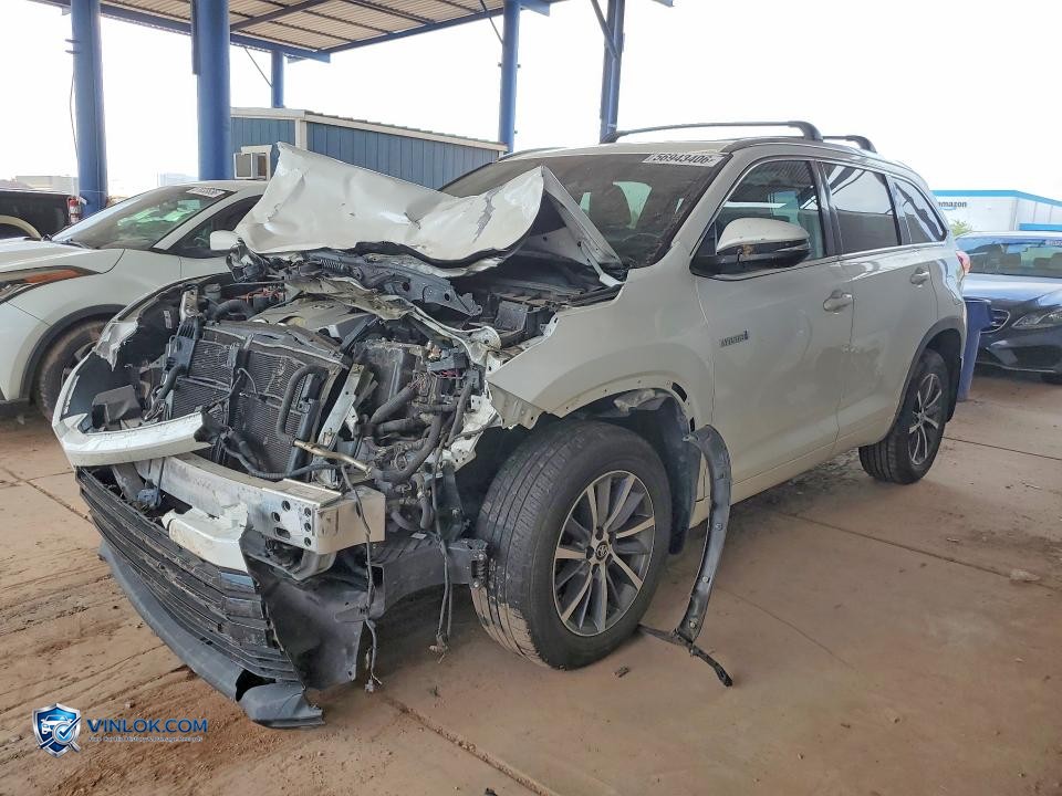 2017 TOYOTA HIGHLANDER HYBRID XLE – Lot 56943406 auction photo
