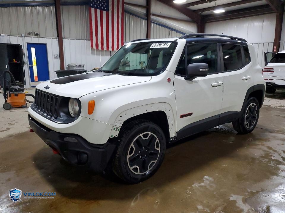 2017 JEEP RENEGADE TRAILHAWK – Lot 56956136 auction photo