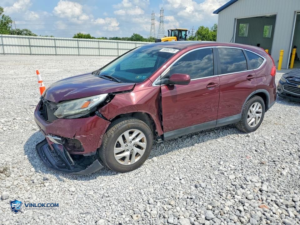 2016 HONDA CR-V EX – Lot 56963176 auction photo