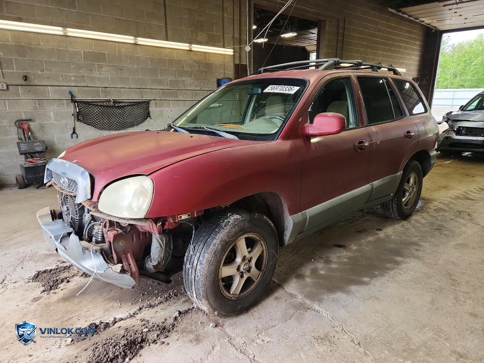 2004 HYUNDAI SANTA FE GL – Lot 56970336 auction photo