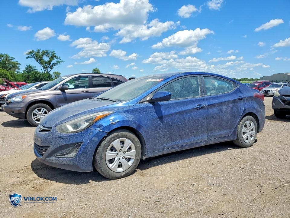 2016 HYUNDAI ELANTRA SE – Lot 56970686 auction photo