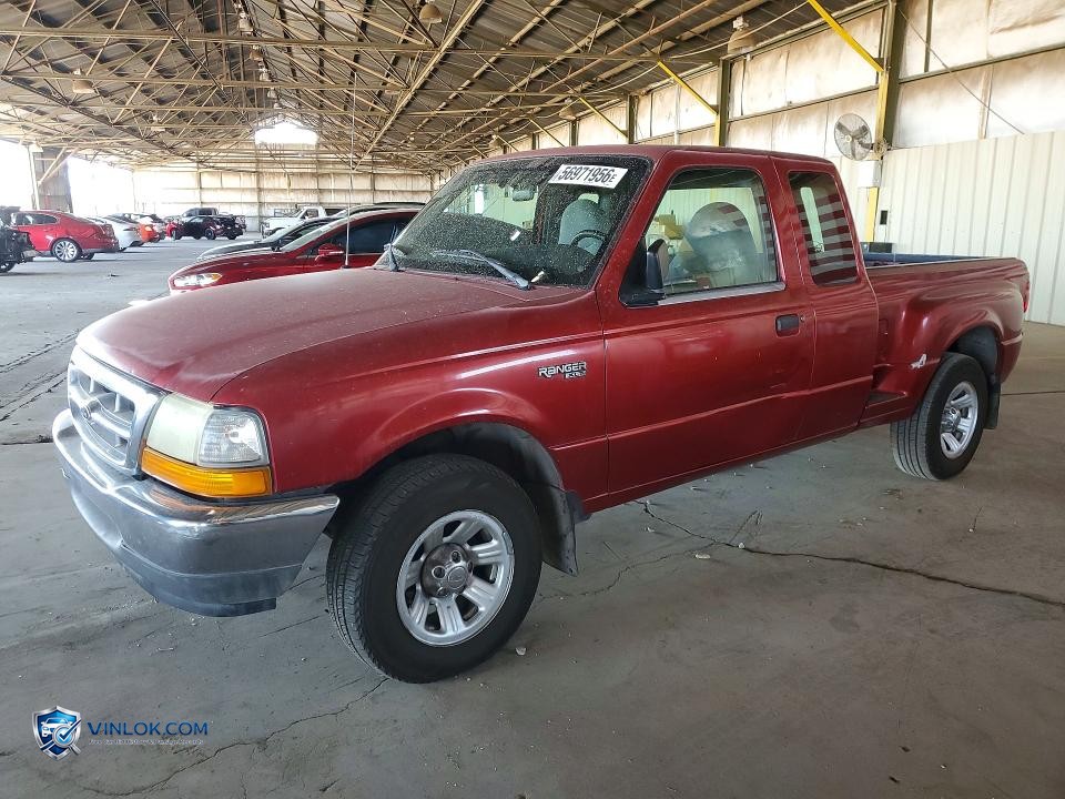 2000 FORD RANGER SUPER CAB – Lot 56971956 auction photo