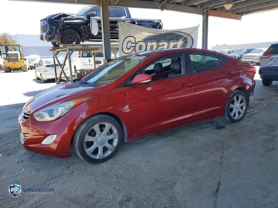 2012 HYUNDAI ELANTRA LIMITED – Lot 56979636 auction photo