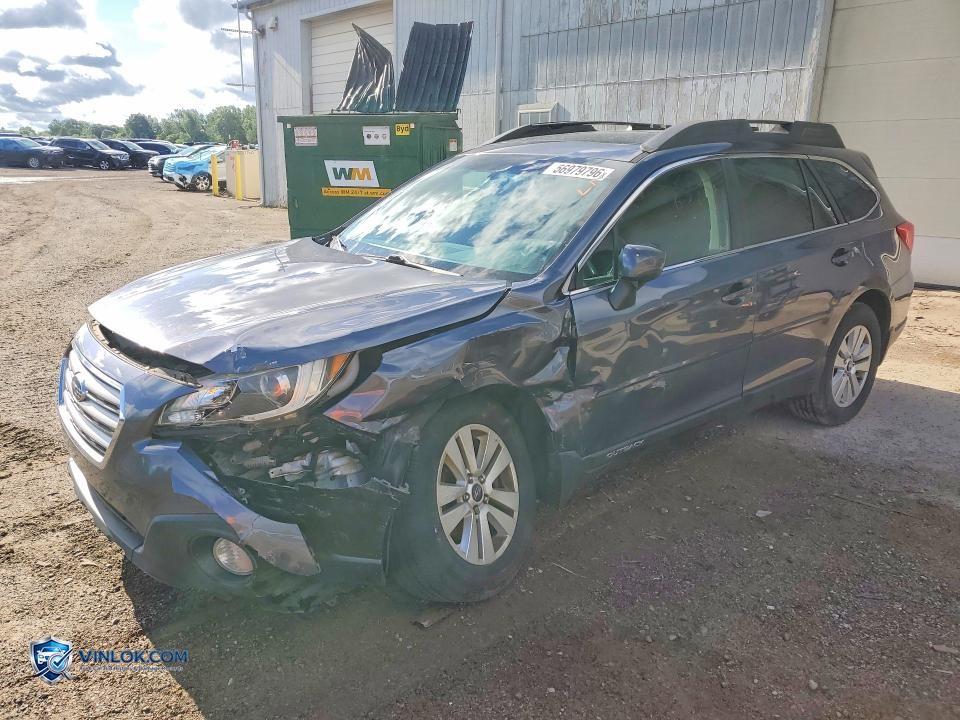 2016 SUBARU OUTBACK 2.5I PREMIUM – Lot 56979796 auction photo