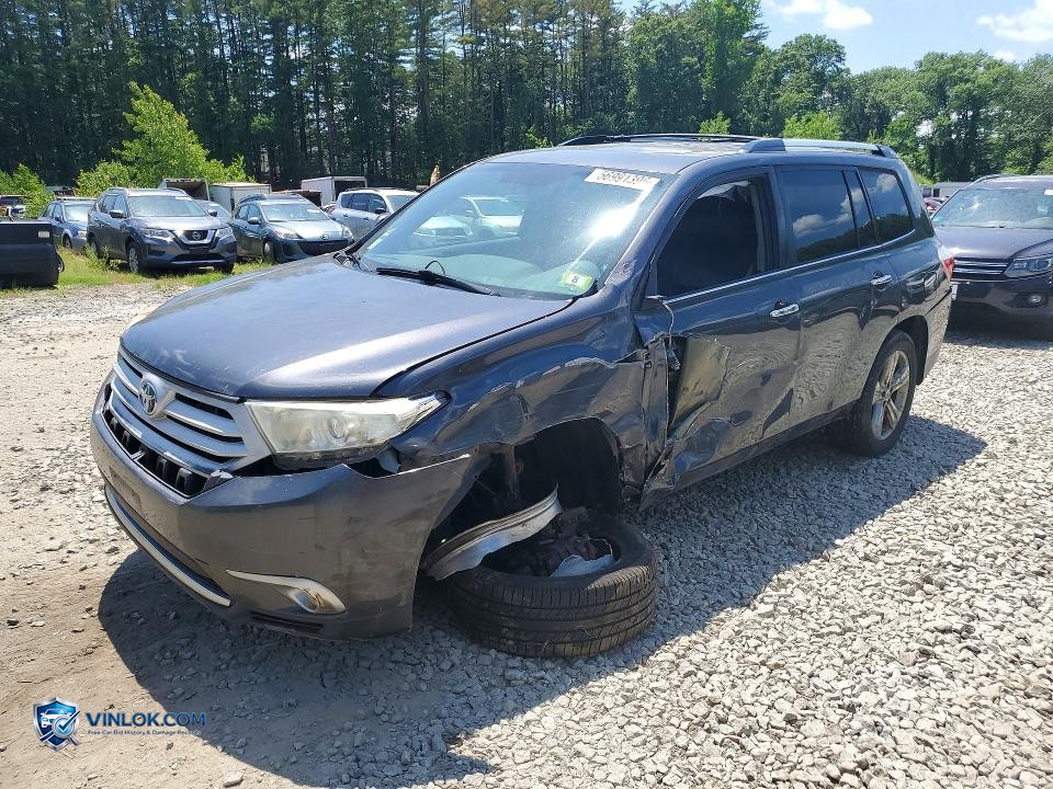 2012 TOYOTA HIGHLANDER LIMITED – Lot 56991396 auction photo