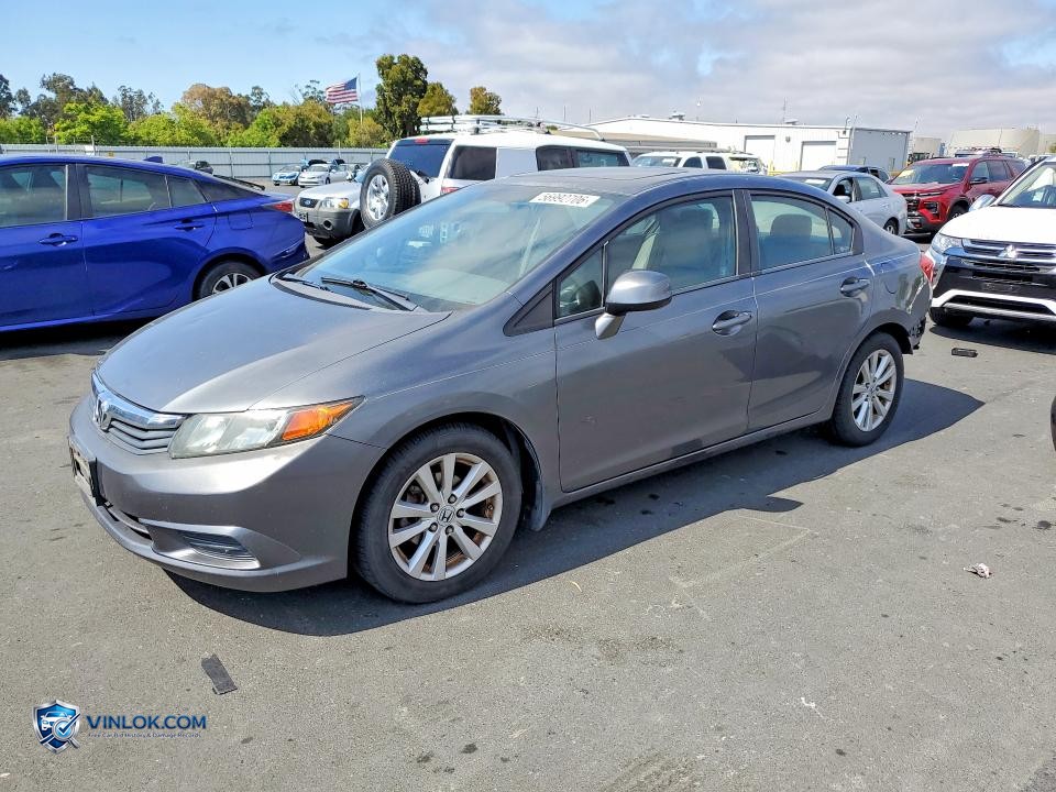 2012 HONDA CIVIC EX – Lot 56992706 auction photo
