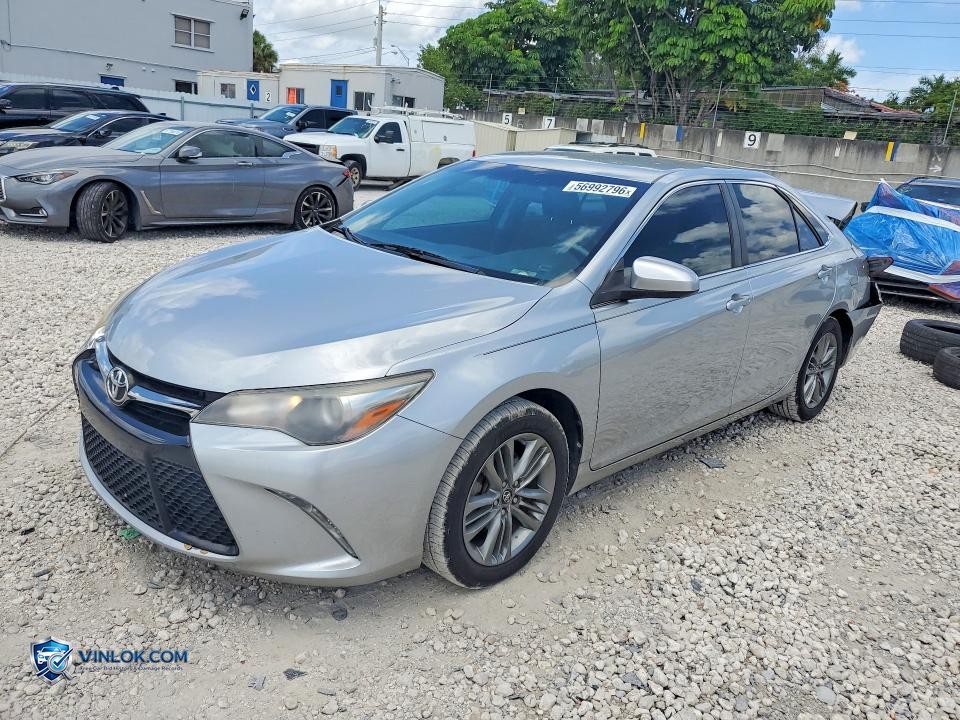 2017 TOYOTA CAMRY SE – Lot 56992796 auction photo