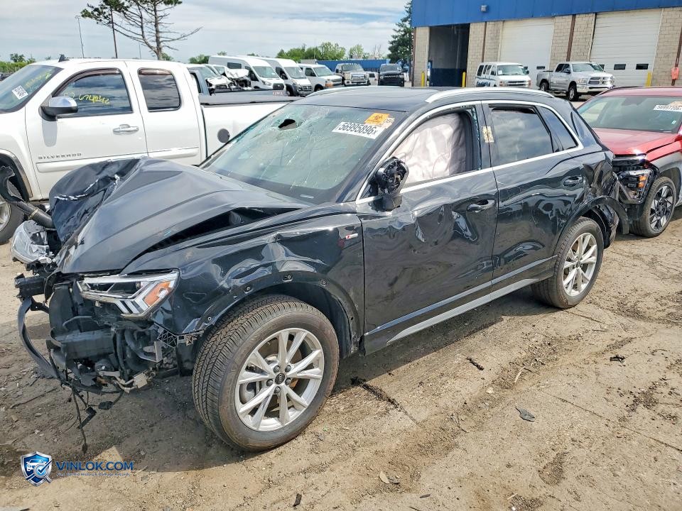 2025 AUDI Q3 PREMIUM S LINE 45 – Lot 56995896 auction photo