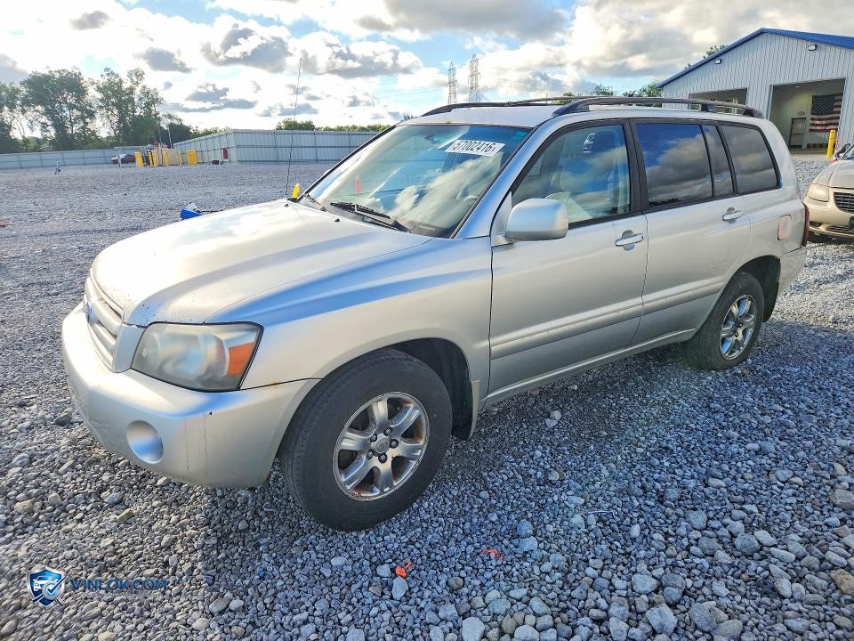 2005 TOYOTA HIGHLANDER LIMITED – Lot 57002416 auction photo