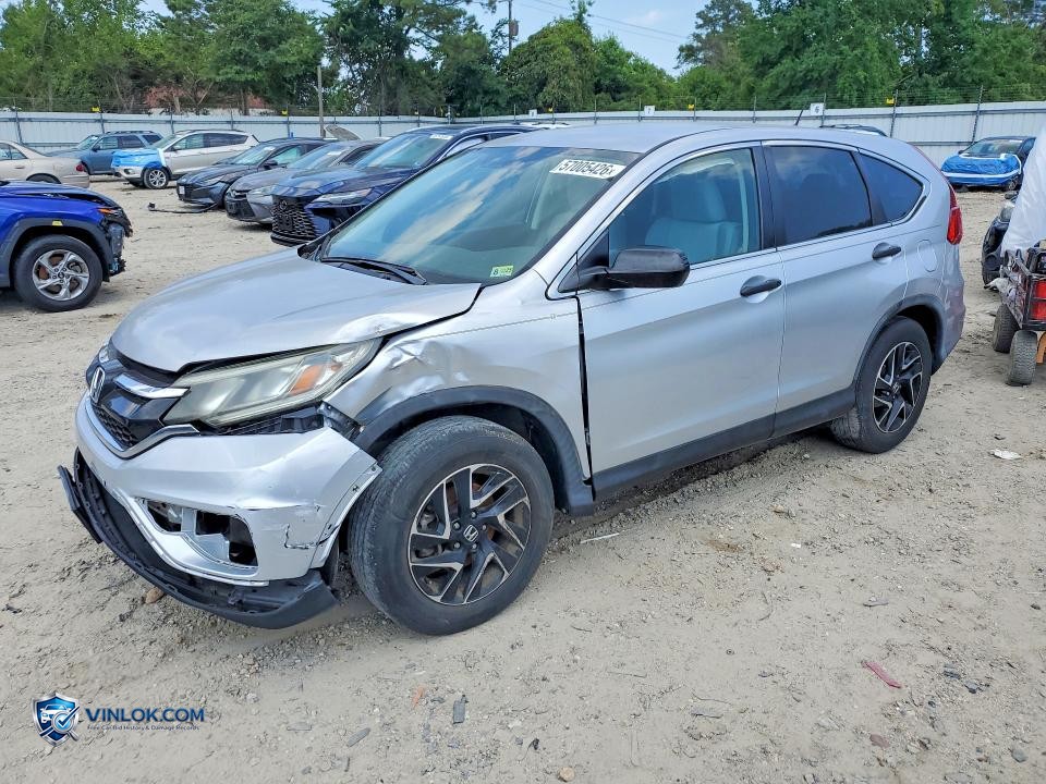 2016 HONDA CR-V SE – Lot 57005426 auction photo