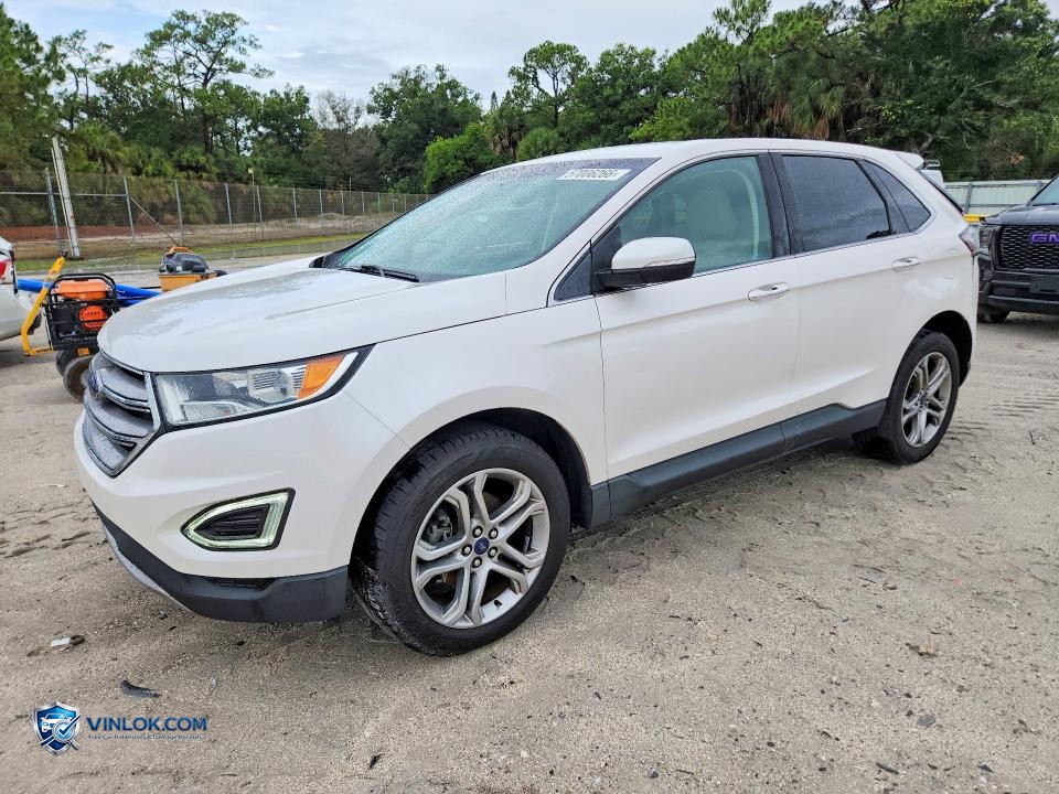2017 FORD EDGE TITANIUM – Lot 57006266 auction photo