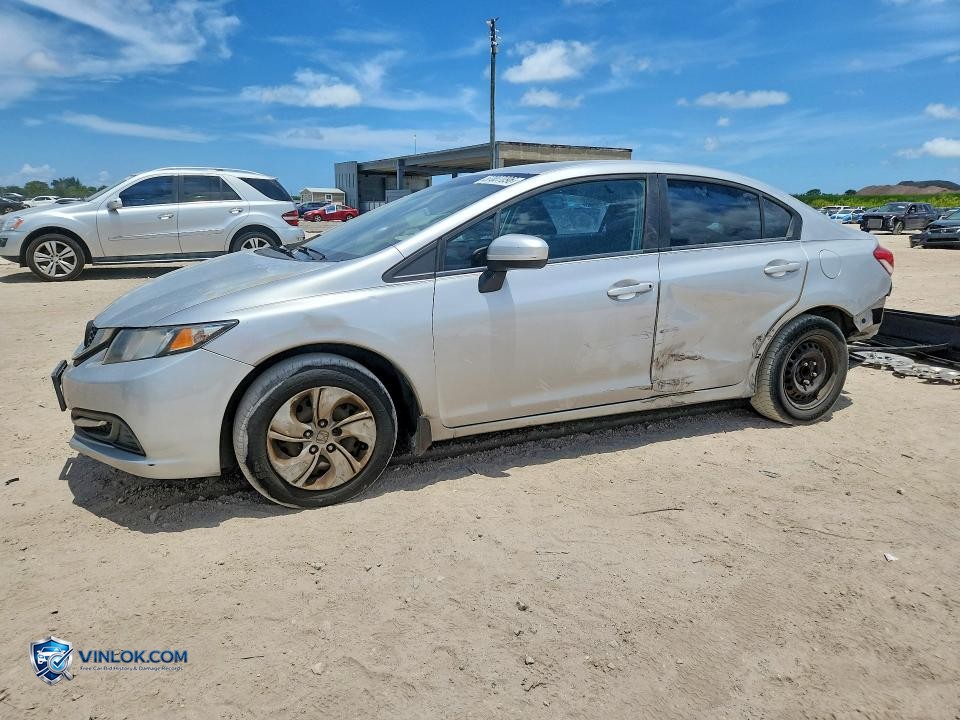 2014 HONDA CIVIC LX – Lot 57007096 auction photo