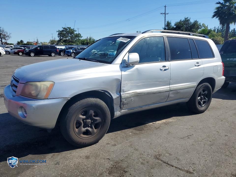 2002 TOYOTA HIGHLANDER BASE – Lot 57009996 auction photo